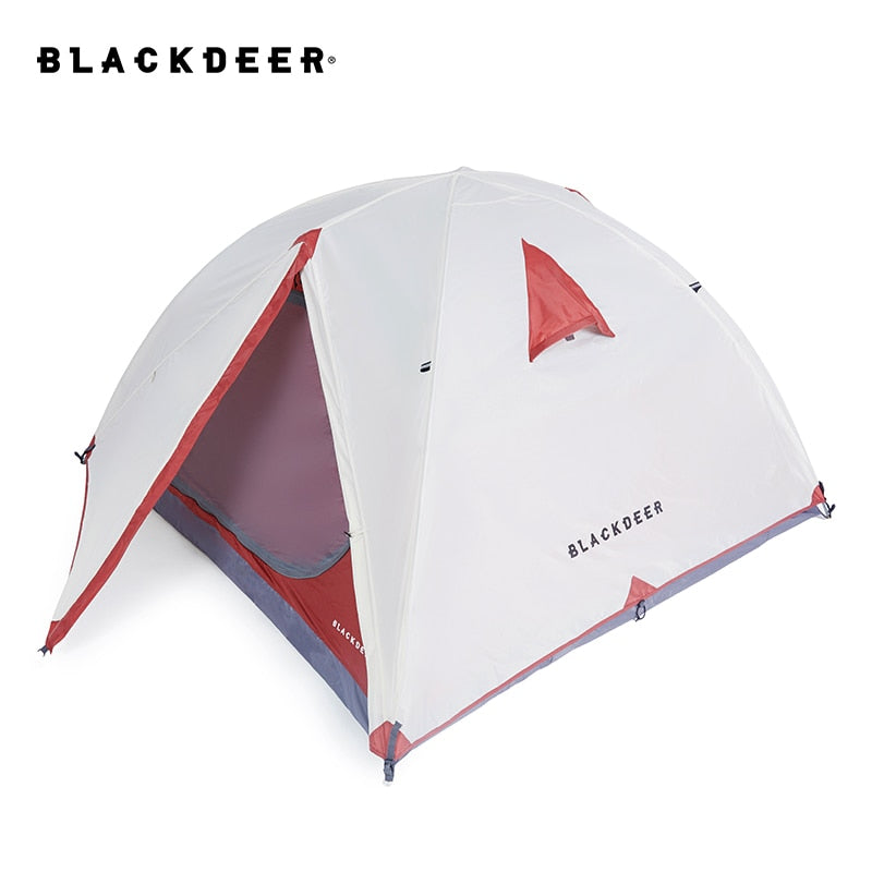 3 Person Tent Backpacking Tent Outdoor Camping 4 Season Tent With Snow Skirt Double Layer Waterproof